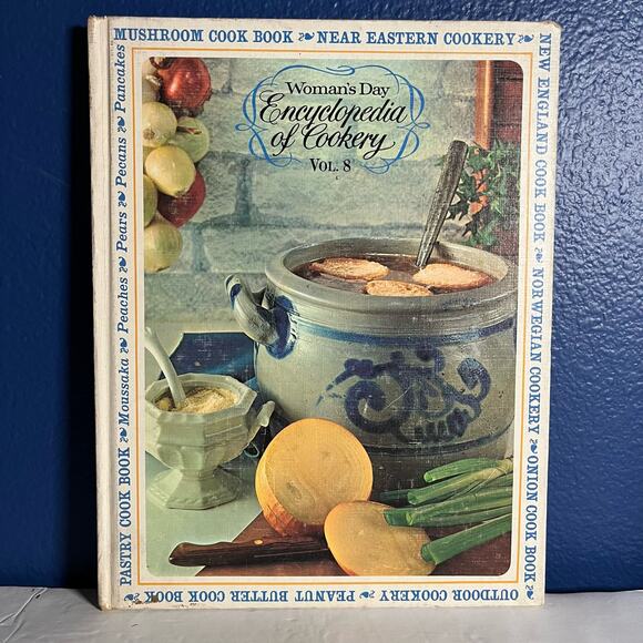 Woman's Day Encyclopedia of Cookery Vol. 8 - Vintage Cook Book 1966 - Picture 1 of 8